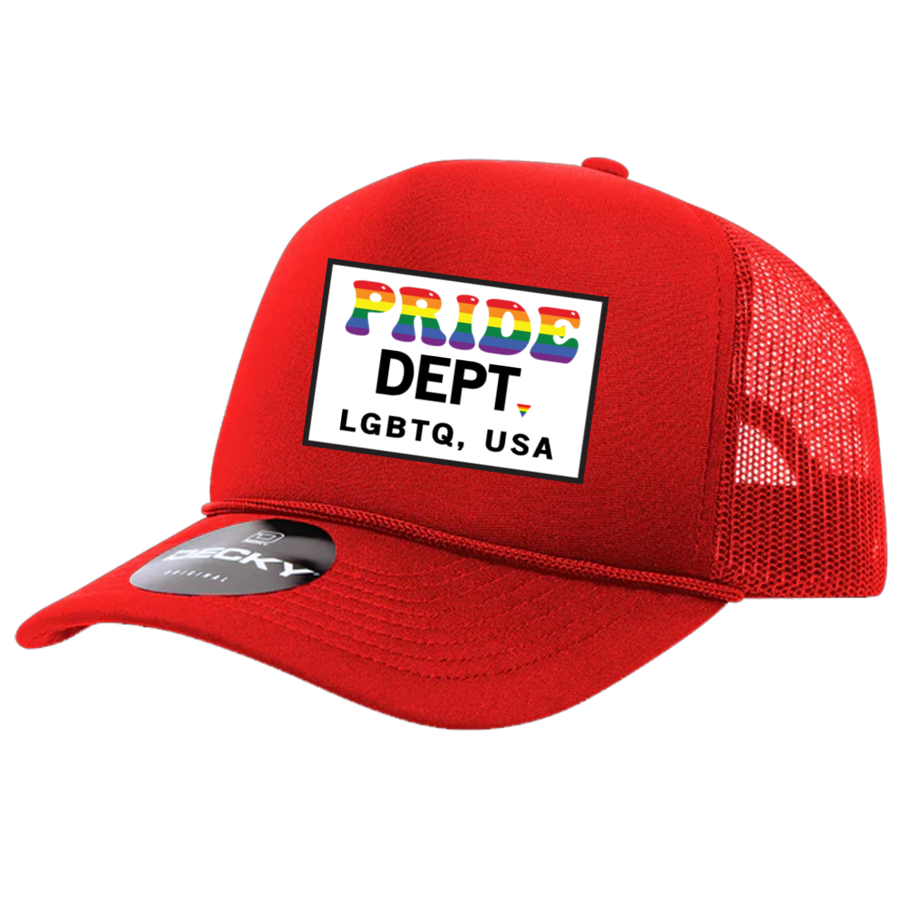 PRIDE DEPT trucker hat