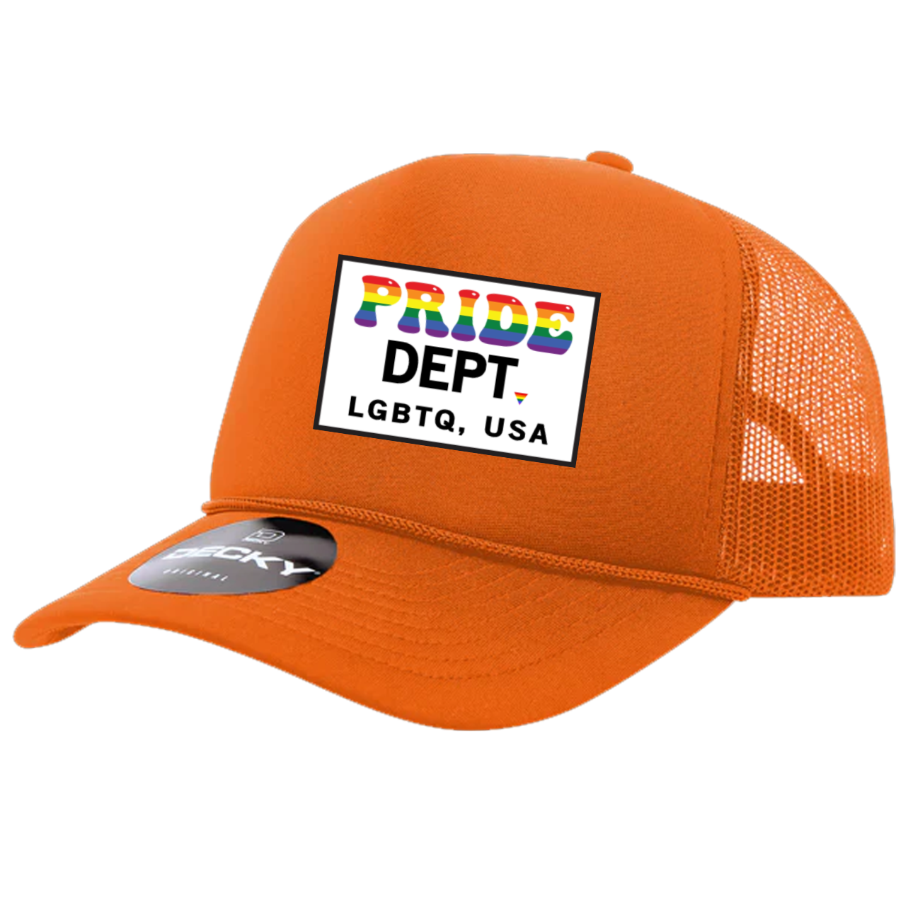PRIDE DEPT trucker hat
