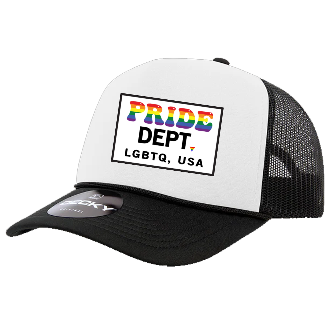 PRIDE DEPT trucker hat