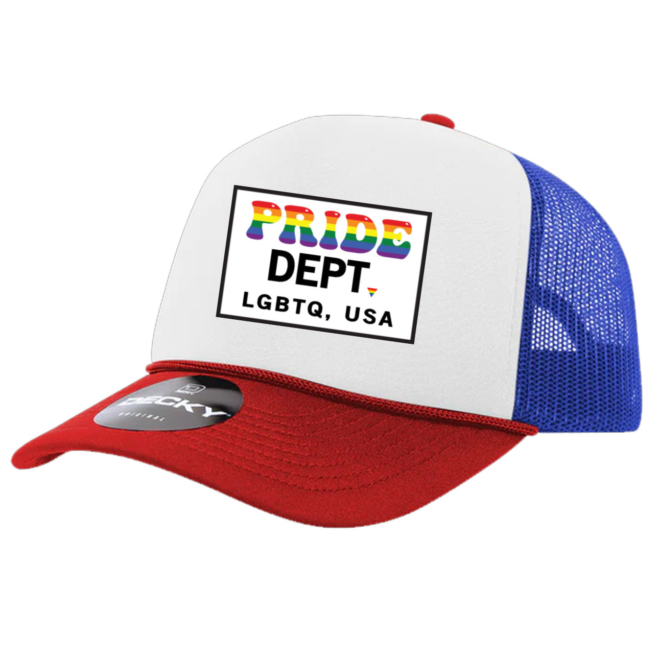 PRIDE DEPT trucker hat