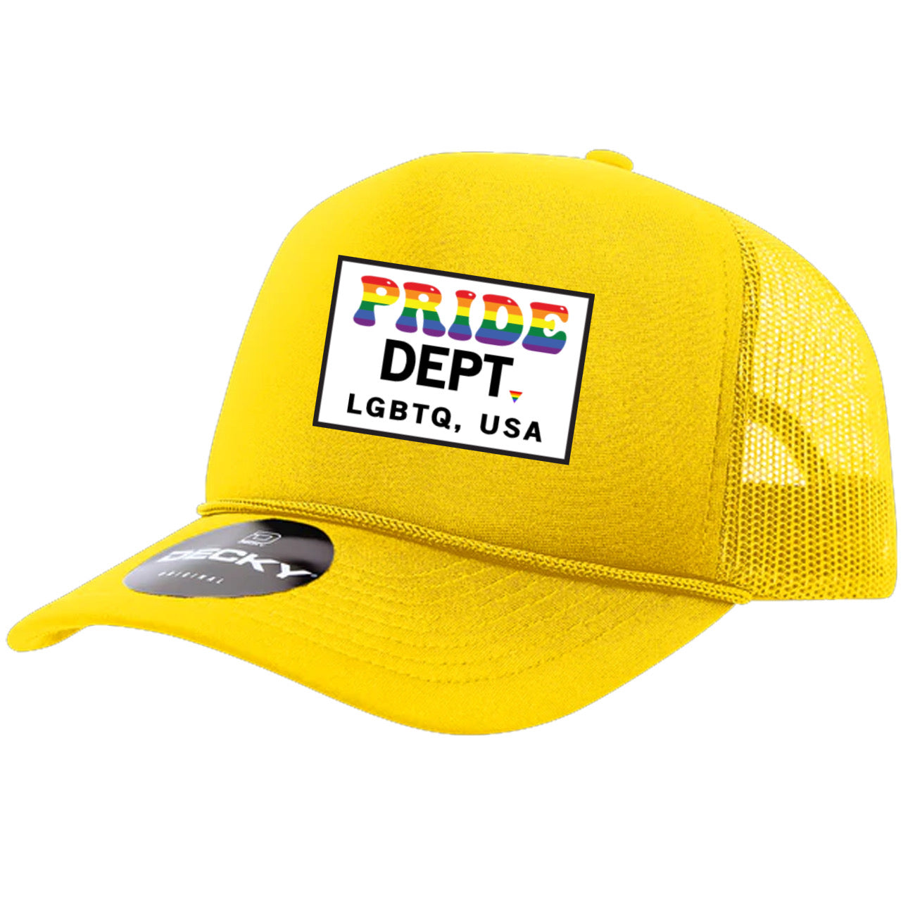 PRIDE DEPT trucker hat